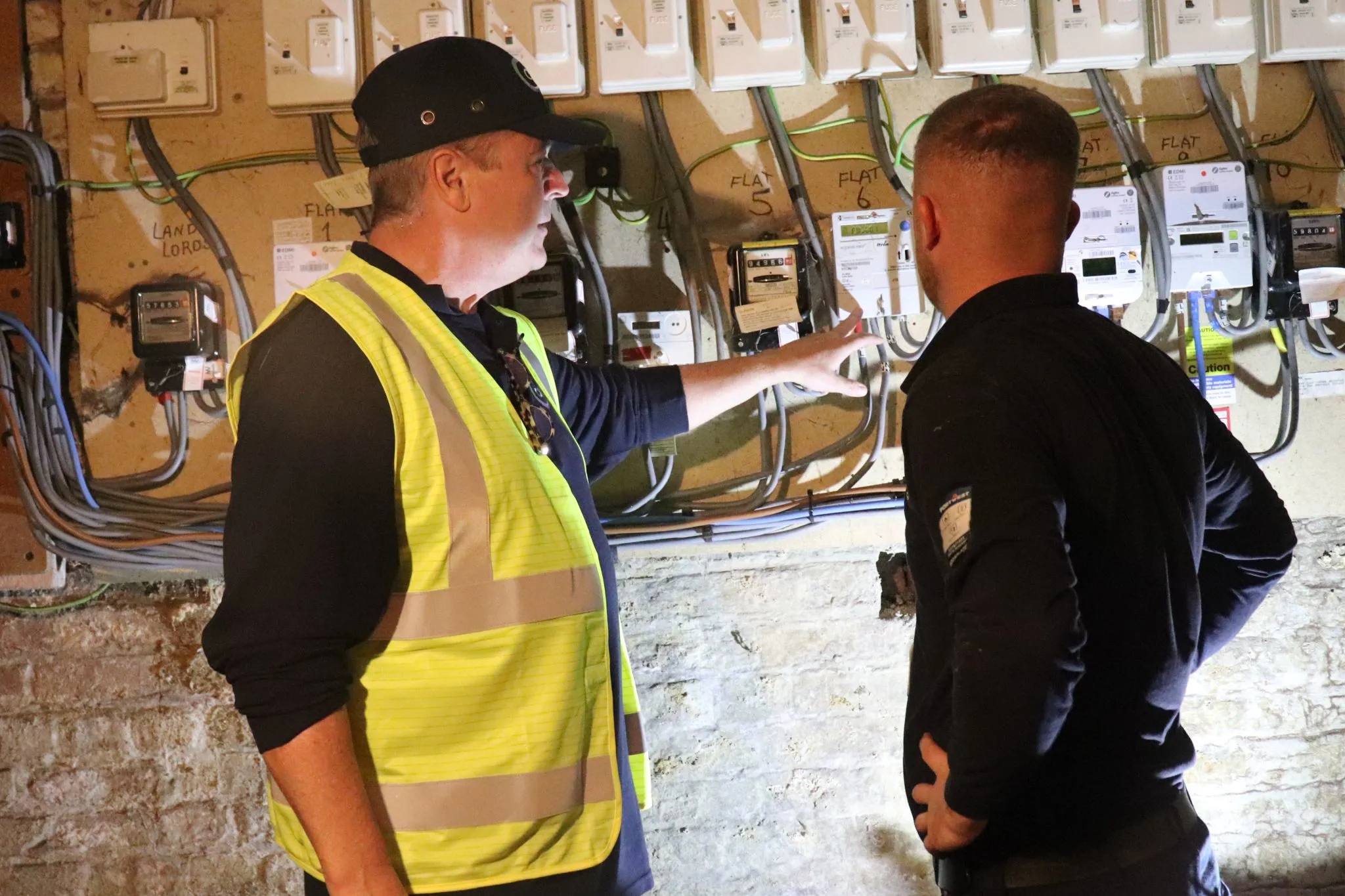 Calisen Group Chair Walter Schmidt joins field team for the day